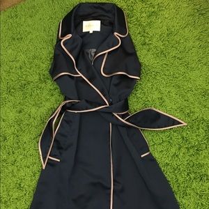 Satin Wrap Dress